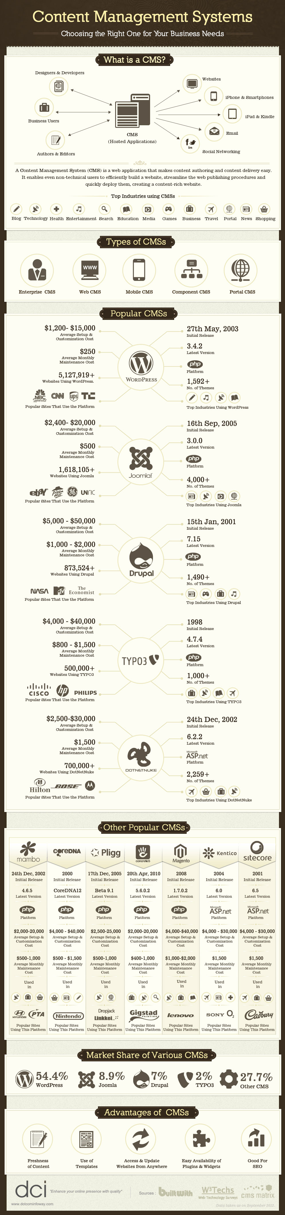 Choosing the Right CMS for Your Business [INFOGRAPHIC] - PSW Group Blog